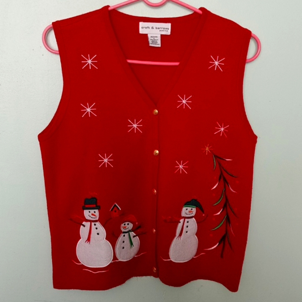 Croft & Barrows women ladies Christmas vest